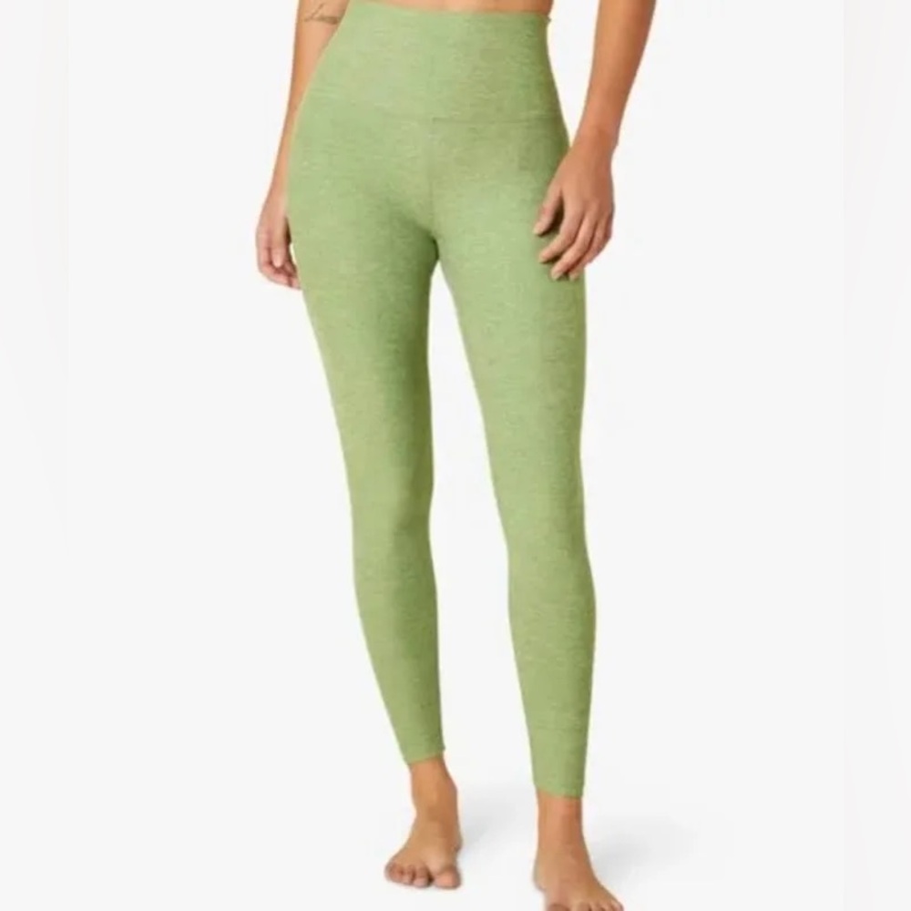 BEYOND YOGA Spacedye high rise midi leggings - Sage Green - XS